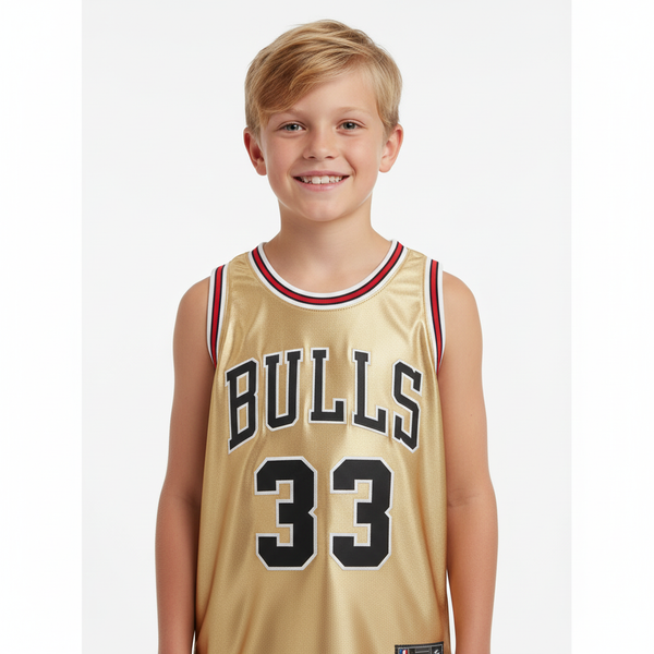 Breathable Basketball Jersey 33 Pippen