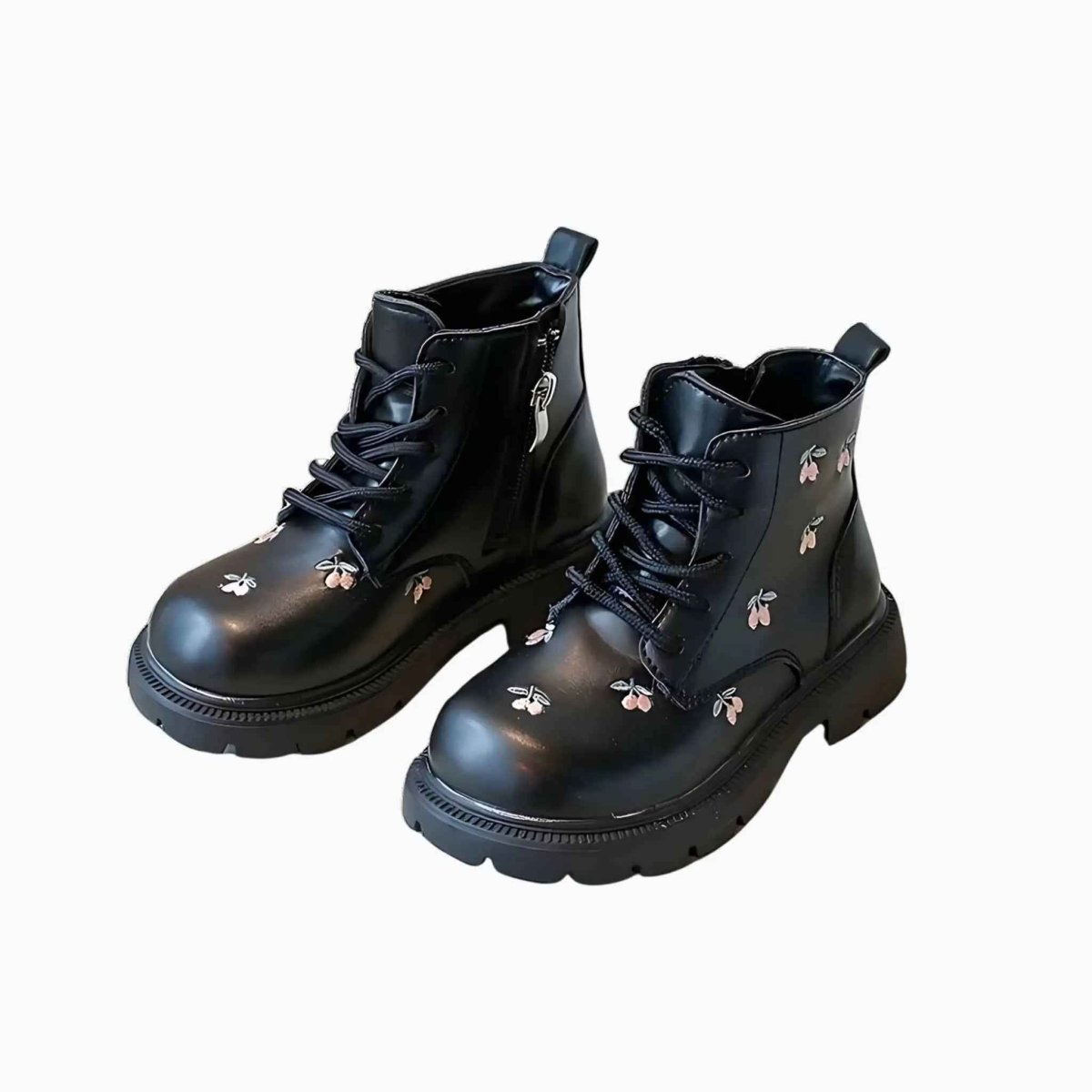 Black Blossom Tiny Trybe Kids' Boots – Stylish & Durable