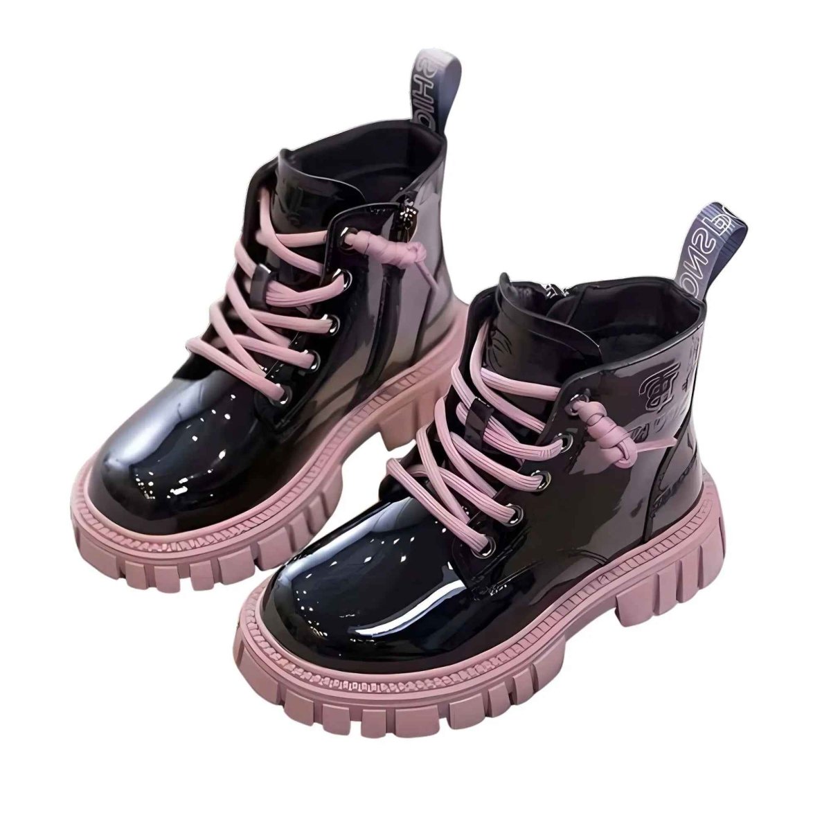 Tiny Trybe Pink Blossom Fashion Boots for Stylish Women