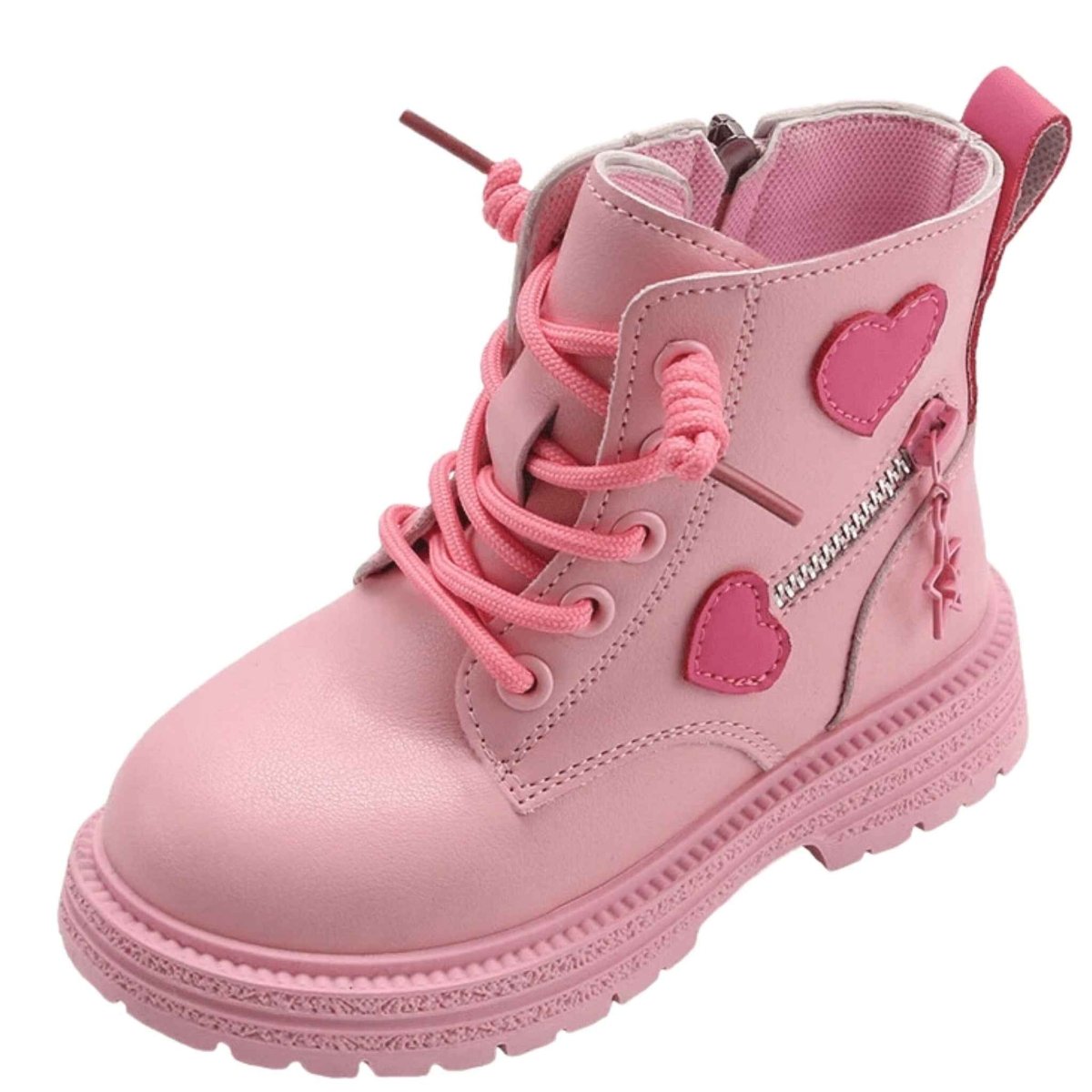 Tiny Trybe Toddler Pink Princess Boots - Cute Girls Shoes